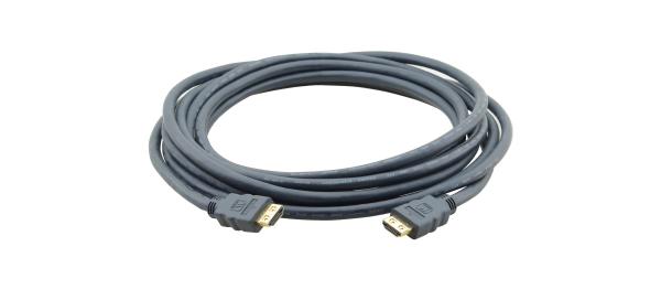 Kramer High-Speed HDMI Cable with Ethernet - 0.90m 3ft Max Resolution 4K@60Hz 4:4:4 Max Data Rate 18 Gbps 6Gbps p/c