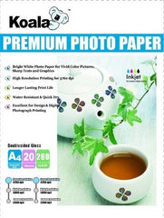 KOALA 260gsm A4 Double Sided High Gloss Photo Paper 20 Sheets