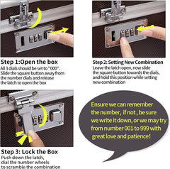 Portable Combination Medicine Box (Coffee/Large)