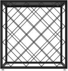 Freestanding Metal Wine Rack for 25 Bottles