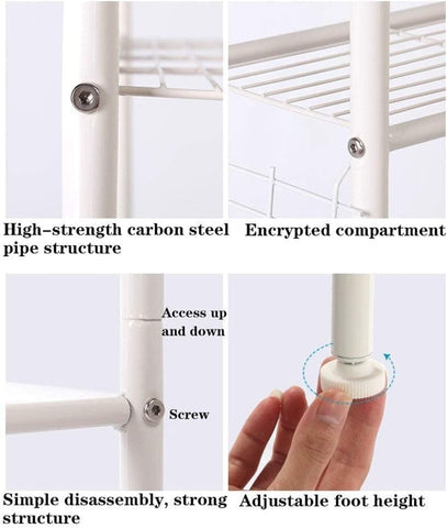 CARLA HOME 3-Tier Over Washing Machine Storage Rack for Laundry Room or Kitchen