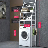 CARLA HOME 3-Tier Over Washing Machine Storage Rack for Laundry Room Space Saving, Towels, Detergent & Bathroom Essentials