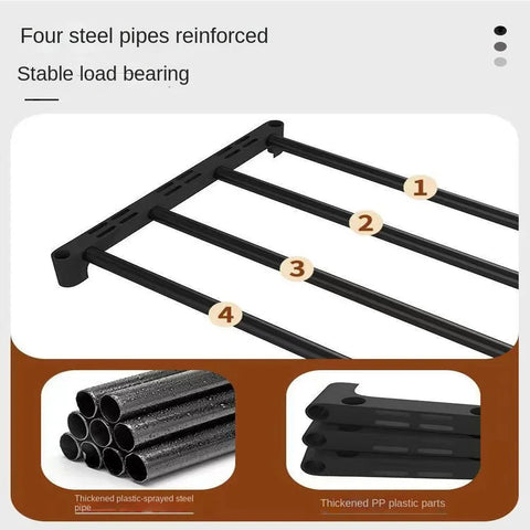 8-Layer Multi-Function Shoe Rack Space Saver