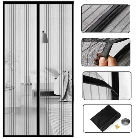 Magnetic Mosquito Net Door Screen 120x210cm