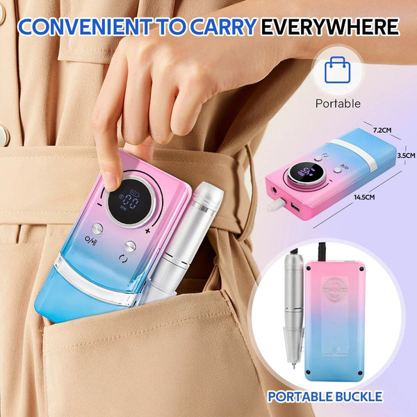 Professional 45000RPM Electric Nail Drill Kit