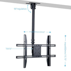 Adjustable Ceiling TV Mount for 26-65" LCD LED