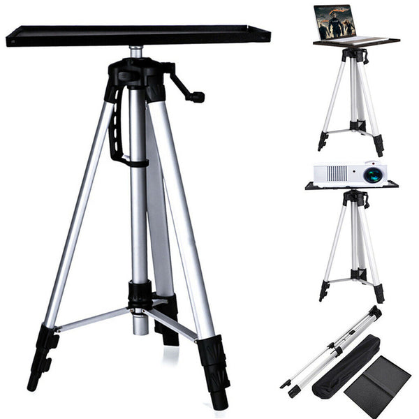 Adjustable Aluminium Laptop Projector Tripod Stand 52-140cm