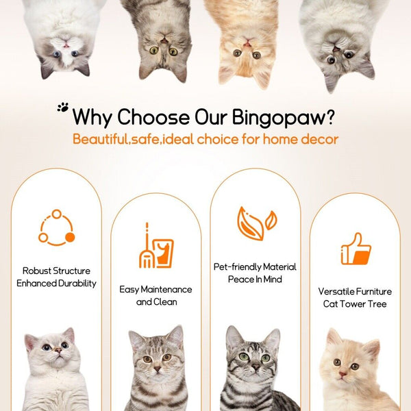 Cat Tree Condo Activity Center Sisal Scratcher Tower