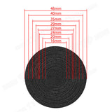 100pcs 46mm Clear Plastic Coin Holder Capsules Storage Box