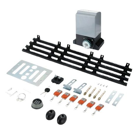 Electric Sliding Gate Opener 550W 0.74HP 4m Kit 2000KG w/ Remote & APP