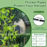 XL Heavy Duty Garden Trellis for Climbing Plants with Netting