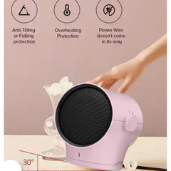 Kawa Smart Pink Edition PTC Ceramic Heater Oscillating Home Office Desk Personal 1000w