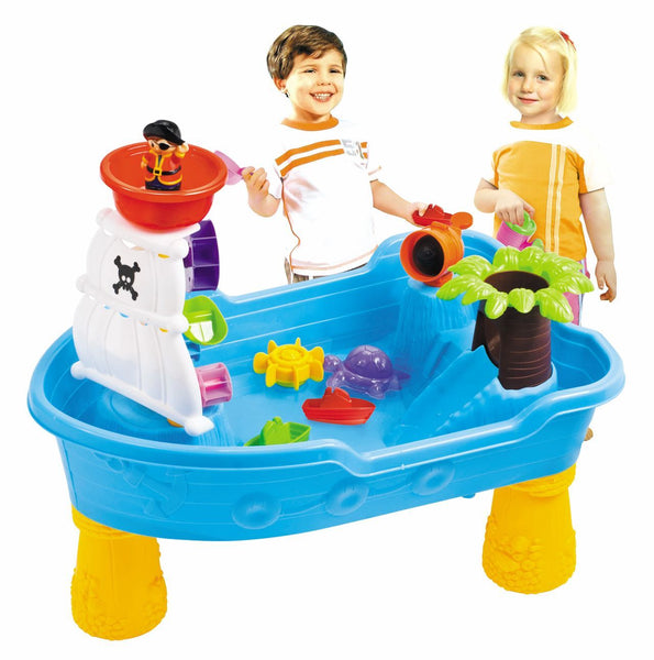 Children's Pirate Theme Ship Sand & Water Table for Creative Play