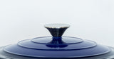 26cm Enamelled Cast Iron French Oven Casserole (4.7L) - Blue