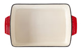 Enamelled Cast Iron 38.5x23cm Rectangular Roaster (3.4L) - Red