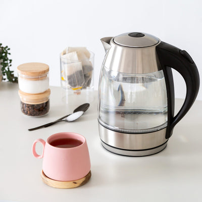 1.7 Litre Glass Kettle with 360 degrees Rotational Base