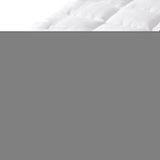 Hypoallergenic, Antibacterial w/ 100% Microfiber filling Mattress Topper - KING