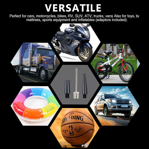 12V 150PSI Car Air Compressor Portable Tyre Deflator Inflator Pump 4WD Car Truck