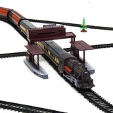 Electric Large Classic Train Set Rail Track Carriages Kids Vehicle Toy Gift