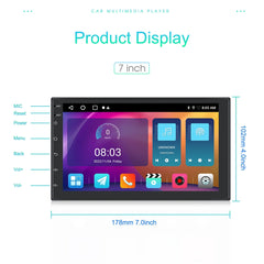 7 inch Car Radio 2 DIN GPS FM RDS WIFI w/ Rear Camera For Android IOS CarPlay AU