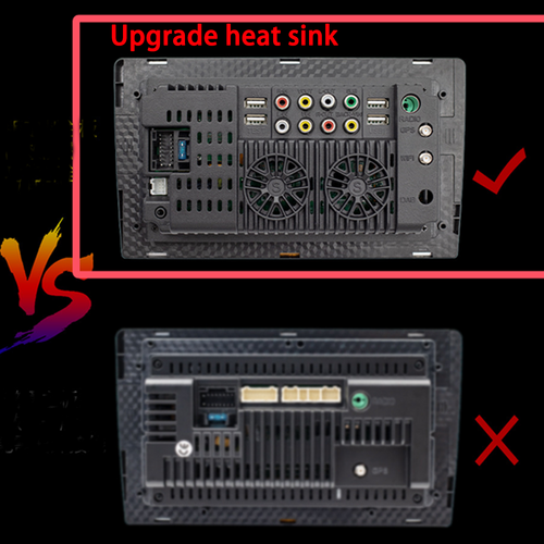 9" Car Radio 2 DIN GPS FM RDS WIFI w/ Rear Camera For Android Auto IOS CarPlay