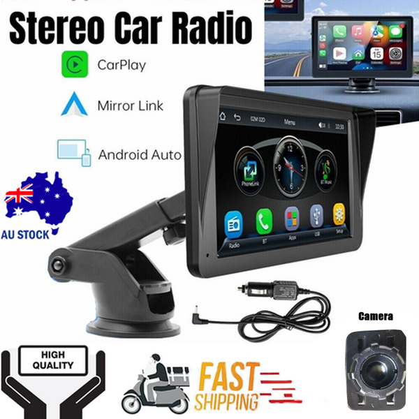 7inch PortableWireless Apple CarPlay Android Auto Touch Screen Car Radio Stereo AU