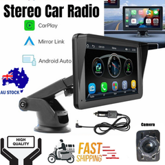 7inch PortableWireless Apple CarPlay Android Auto Touch Screen Car Radio Stereo AU