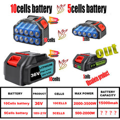 For Makita 5.0AH 18V BL1850 Battery BL1850B-L BL1860 BL1830 BL1890 B AU Stock