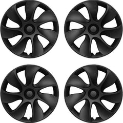 Tesla Y hub cap 4 black and fit Model 3/Y central control front storage box push-pull