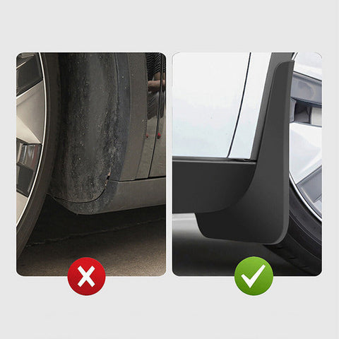 Tesla model Y front and rear PP PVC fender 4 and fit Model 3/Y central control rear storage box push-pull