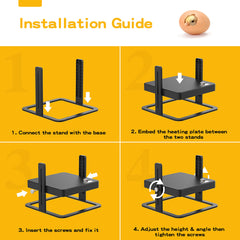 40 degrees celsius to 70 degrees celsius Adjustable Chick Brooder Heating Plate Chicken Coop Duck Poultry Brooder