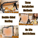 Chick Brooder Heating Plate Chicken Coop Heater Dual-Sided Duck Poultry Brooder