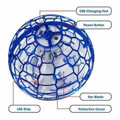 Flying Ball Flynova Pro Spinner Hand Mini Drone Helicopter Hover UFO Toys Gifts