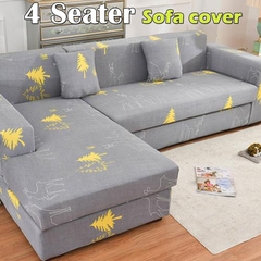 4 Sofa Covers Seater High Stretch Lounge Slipcover Protector Couch Cover