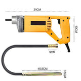 Portable Handheld Electric Concrete Cement Mixing Vibrator w/Flexible Hose MAX1800W