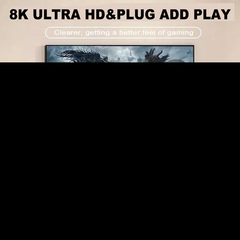 128GB 2025 NEW 8K HDMI Video Game Stick Console 55000+ 2 Wireless Controller