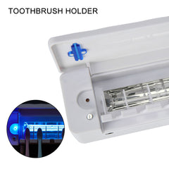 UV Lamp Sterilizer Toothbrush Holder Bathroom Automatic Toothpaste Health Clean