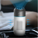 Car Air Purifier Air Freshener Portable Oxygen Bar Ozone Negative Ionizer Cleaner-White