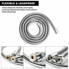 3m Shower Head Hose Stainless Steel Bathroom Flexible Tube Replacement Pipe AU