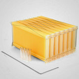 Neweast 7Pcs Flow Bee Comb Hive Frames For Wooden Beekeeping Beehive House