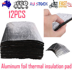 12PCS Car Engine Bay Bonnet Sound Deadener Noise Insulation Foam Proofing Heat