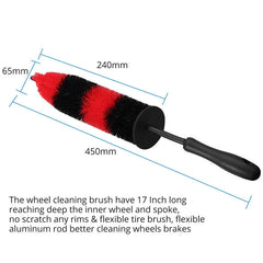15x Car Wash Kit Wheel & Rim Brush Detail All The Brushes Needed For Car Wash B