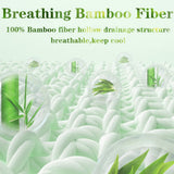 Bamboo Pillowtop Mattress Topper Luxury Bedding Mat Pad Protector CoverDouble 137 x 190 cm