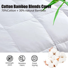 Goose Feather Down Quilt 500 GSM Duvet Doonas King:240x210cm