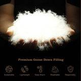 Goose Feather Down Quilt 500 GSM Duvet Doonas Queen:210x210cm