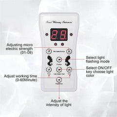 7-Color LED Light Photon Face Mask Neck Rejuvenation Skin Facial Wrinkle Therapy