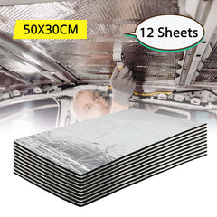 10mm Sound Deadener Insulation Heat Proof Noise Proofing Foam Car Auto Shield AU