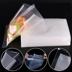 100X Vacuum Sealer Bags Precut Food Storage Saver Heat Seal Cryovac BPA-Free 15x25cm
