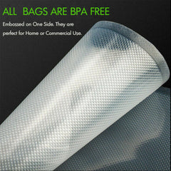 100X Vacuum Sealer Bags Precut Food Storage Saver Heat Seal Cryovac BPA-Free 20x30cm