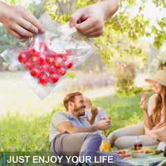 100X Vacuum Sealer Bags Precut Food Storage Saver Heat Seal Cryovac BPA-Free 20x30cm